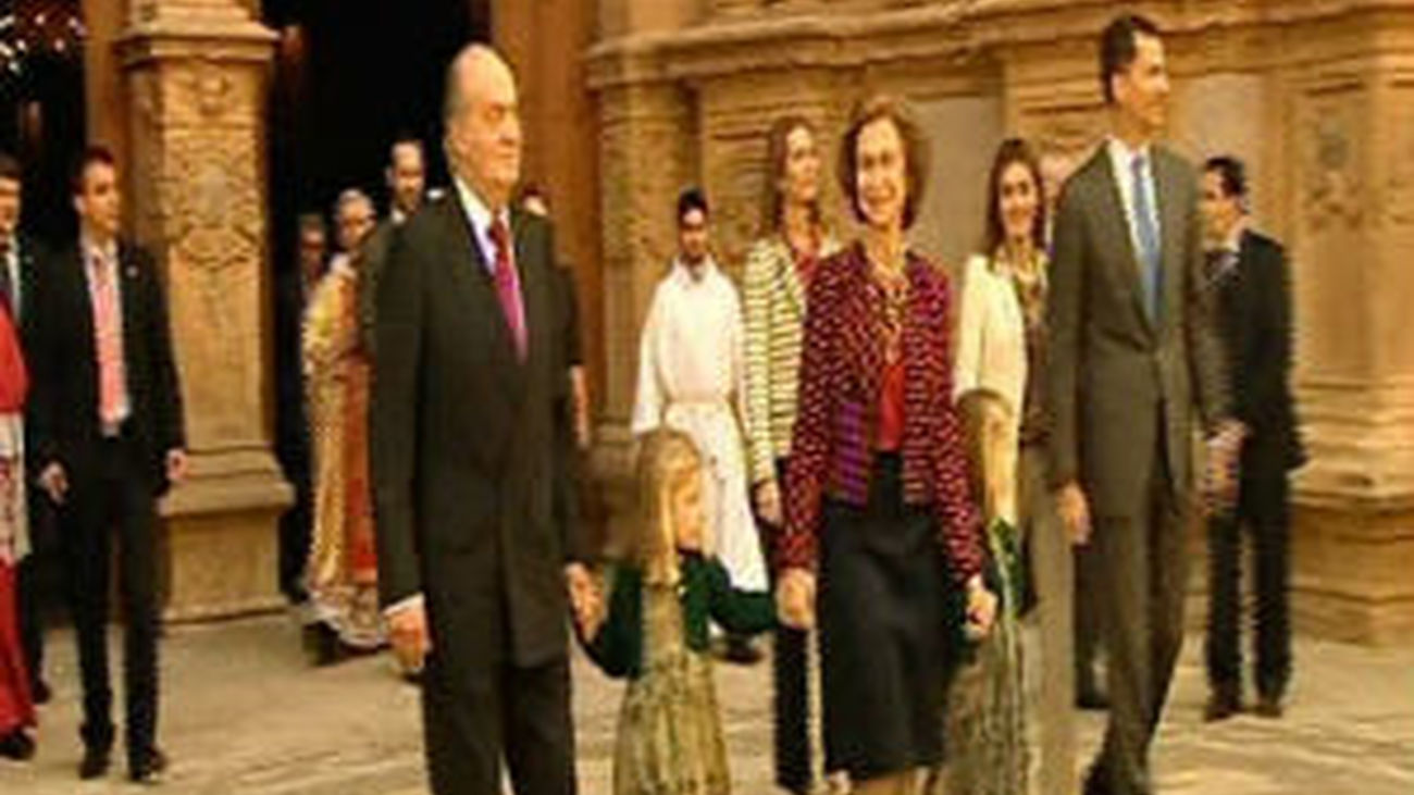 Familia real en Palma