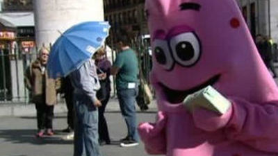 Los comerciantes de Sol contra los mimos