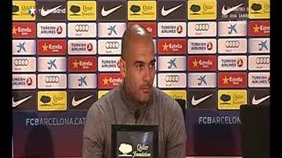 Guardiola: "Mis jugadores tienen que sonreír poco y correr más"