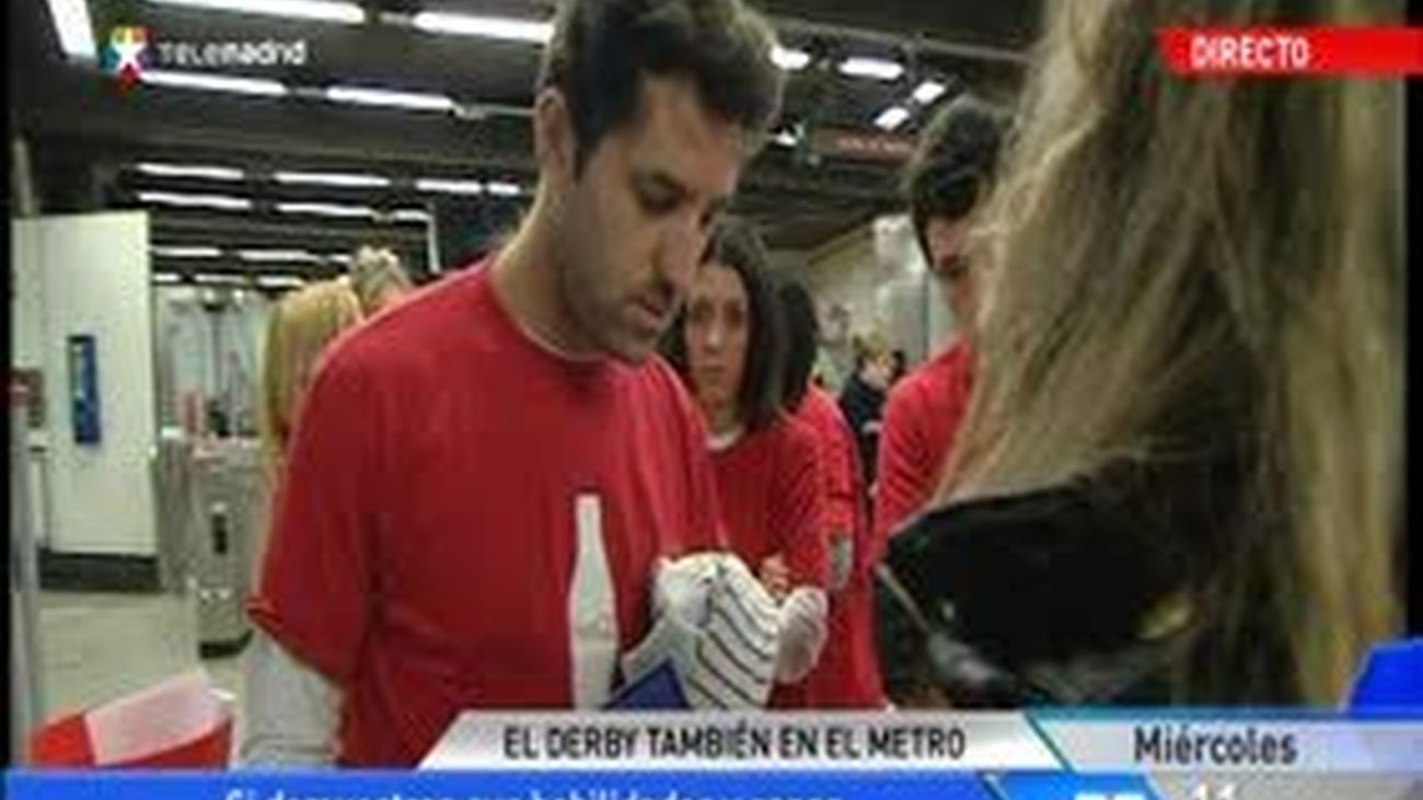 El derbi también se juega en el Metro