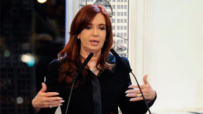 Cristina de Kirchner anuncia el pago de la última cuota del Boden 2012
