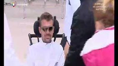 Una maratón en silla de ruedas