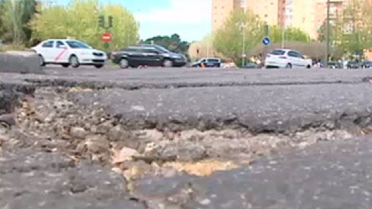 Aluche es el barrio de los baches