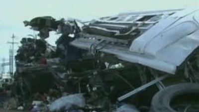 43 muertos y 27 heridos, en un accidente de tráfico en México