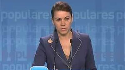 Cospedal: los datos de déficit de Eurostat confirman el "engaño" del PSOE