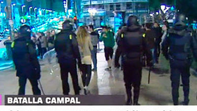 Caos en el centro de Madrid