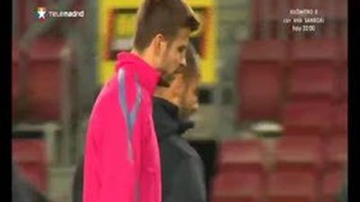 Guardiola y Piqué se ponen de acuerdo y argumentan lo bien que se llevan de la misma manera