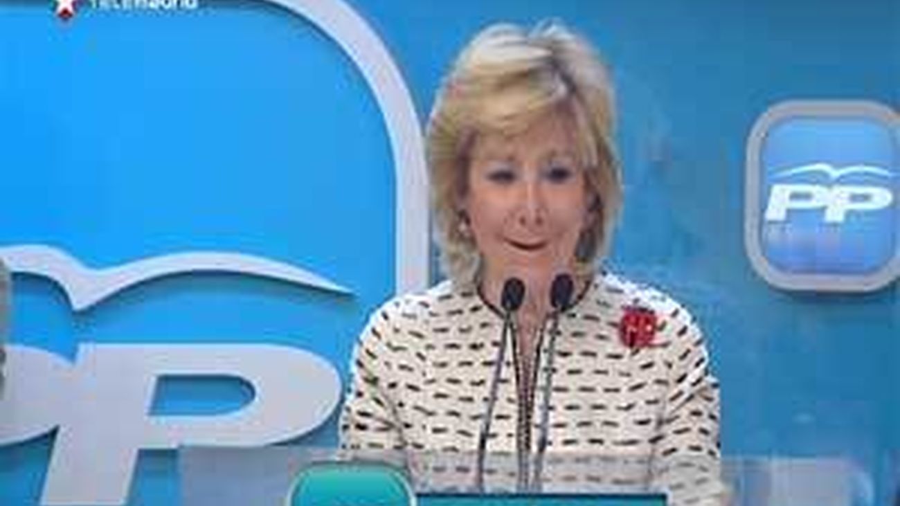 Aguirre afronta su tercera reelección como presidenta del PP Madrid en su Congreso regional
