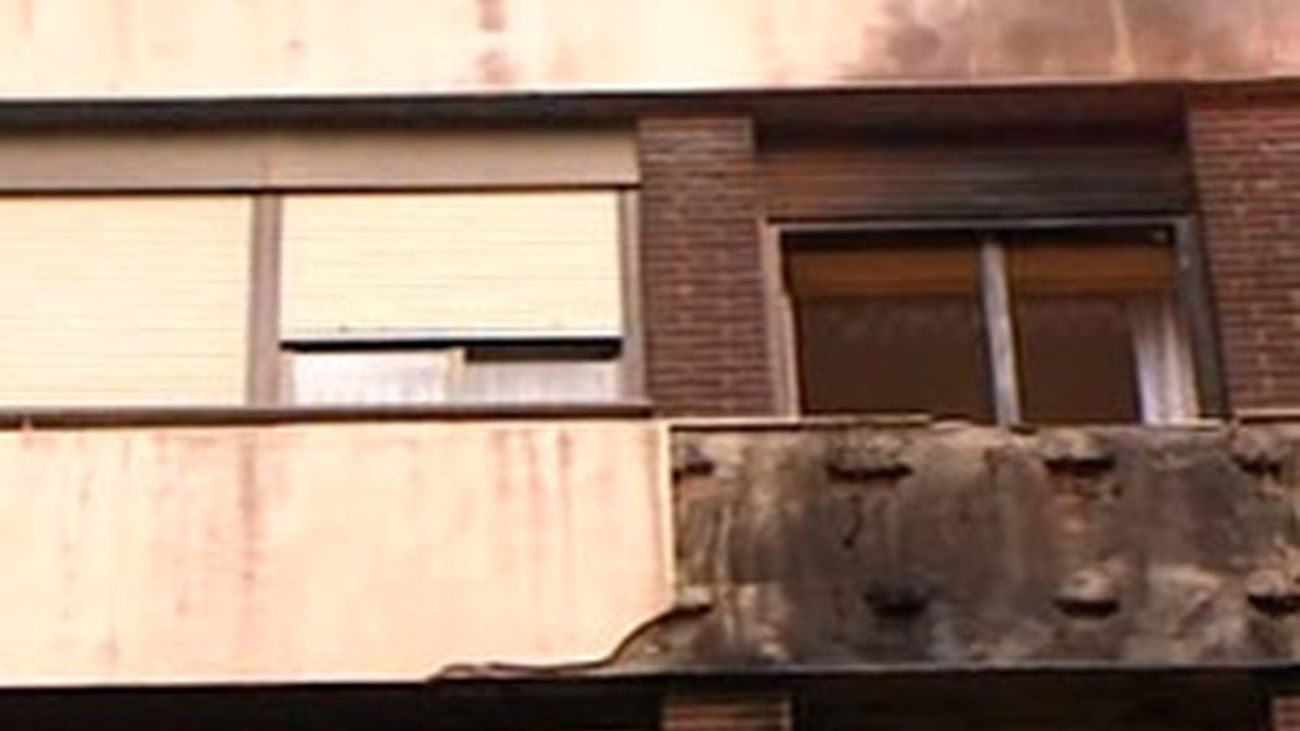 Aparatoso incendio en Moncloa