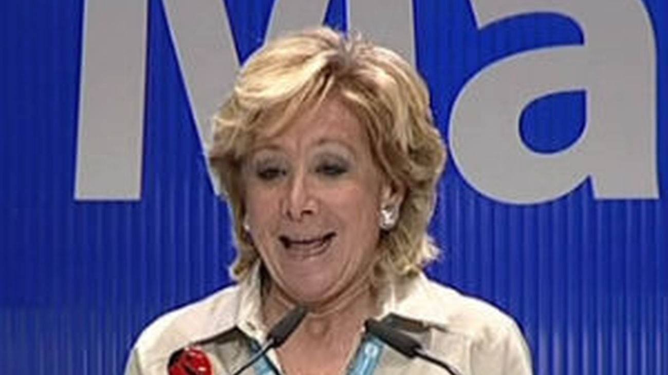 Aguirre decidida a plantar cara a la "desvergüenza" de algaradas que dañan España