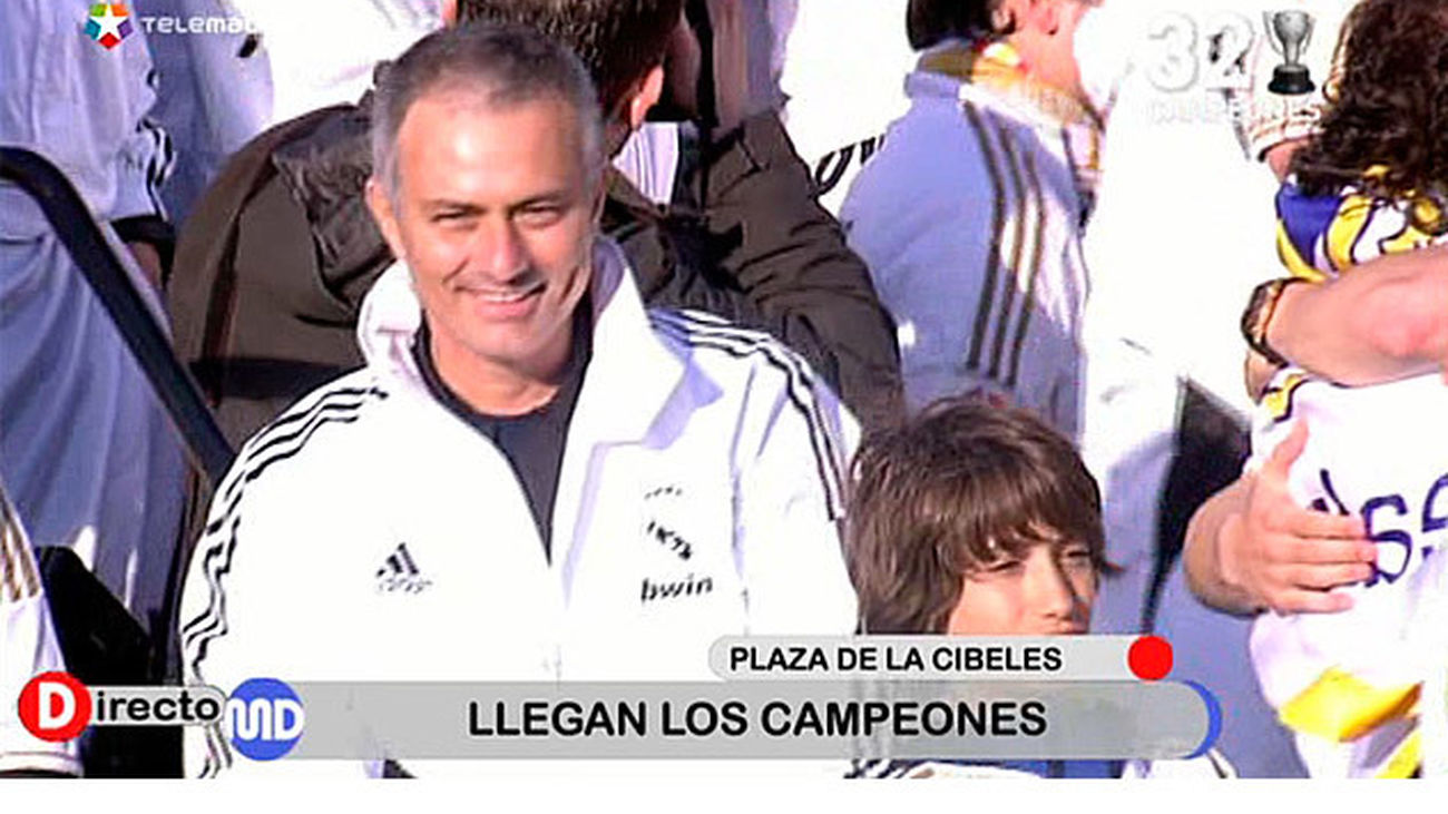 Mourinho, al mando del equipo