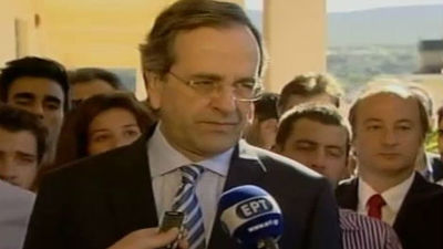 Samarás busca el respaldo a su gobierno en la votación de investidura