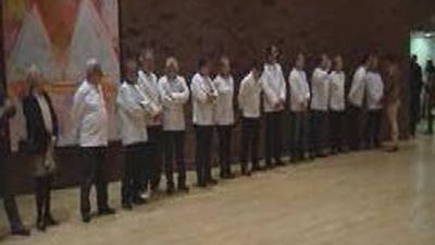 Los Príncipes de Asturias inauguran la Asamblea de gastronomía Euro-toques