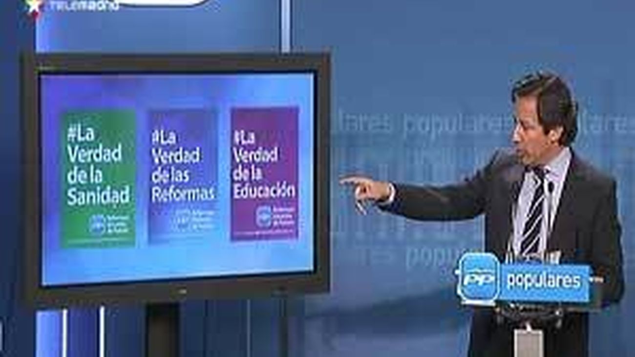 El PP lanza una campaña sobre las reformas  de Rajoy frente al "alarmismo" del PSOE
