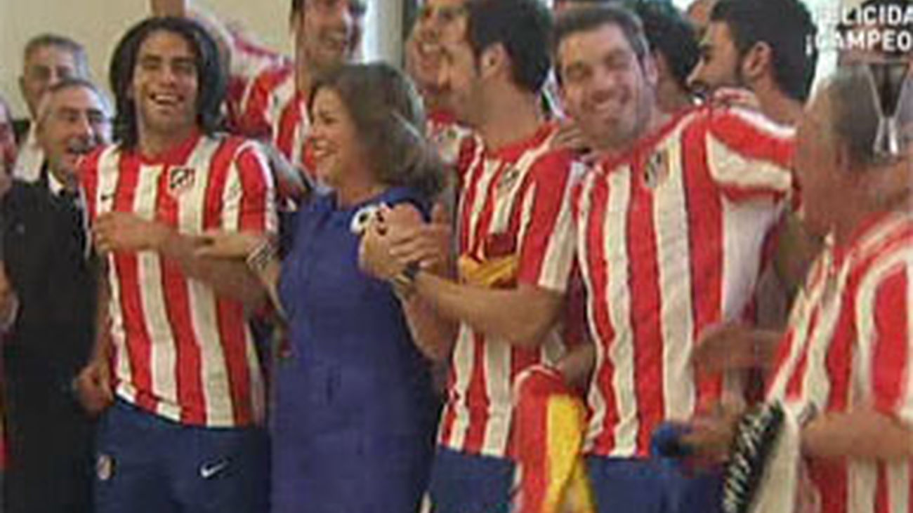¡Botella y Aguirre botan con el Atleti!