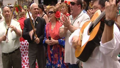 La romería de San Isidro recorre Madrid desde Cascorro hasta la Casa de Campo