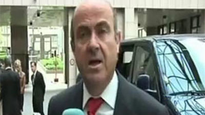 De Guindos: "la posibilidad de un corralito en España es un sinsentido"