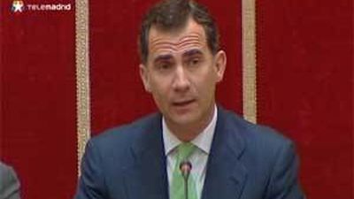 El Príncipe pide solidaridad entre las Comunidades para superar la crisis