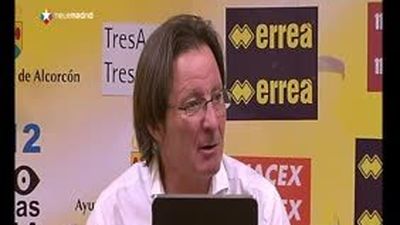 Anquela: "No he hablado con ningún equipo, estoy centrado en el Alcorcón"