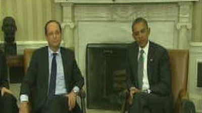 Obama dice que el G8 abordará políticas de crecimiento tras recibir a Hollande