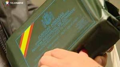 Okupas de un edificio de Plaza de España, alimentados con raciones del Ejercito