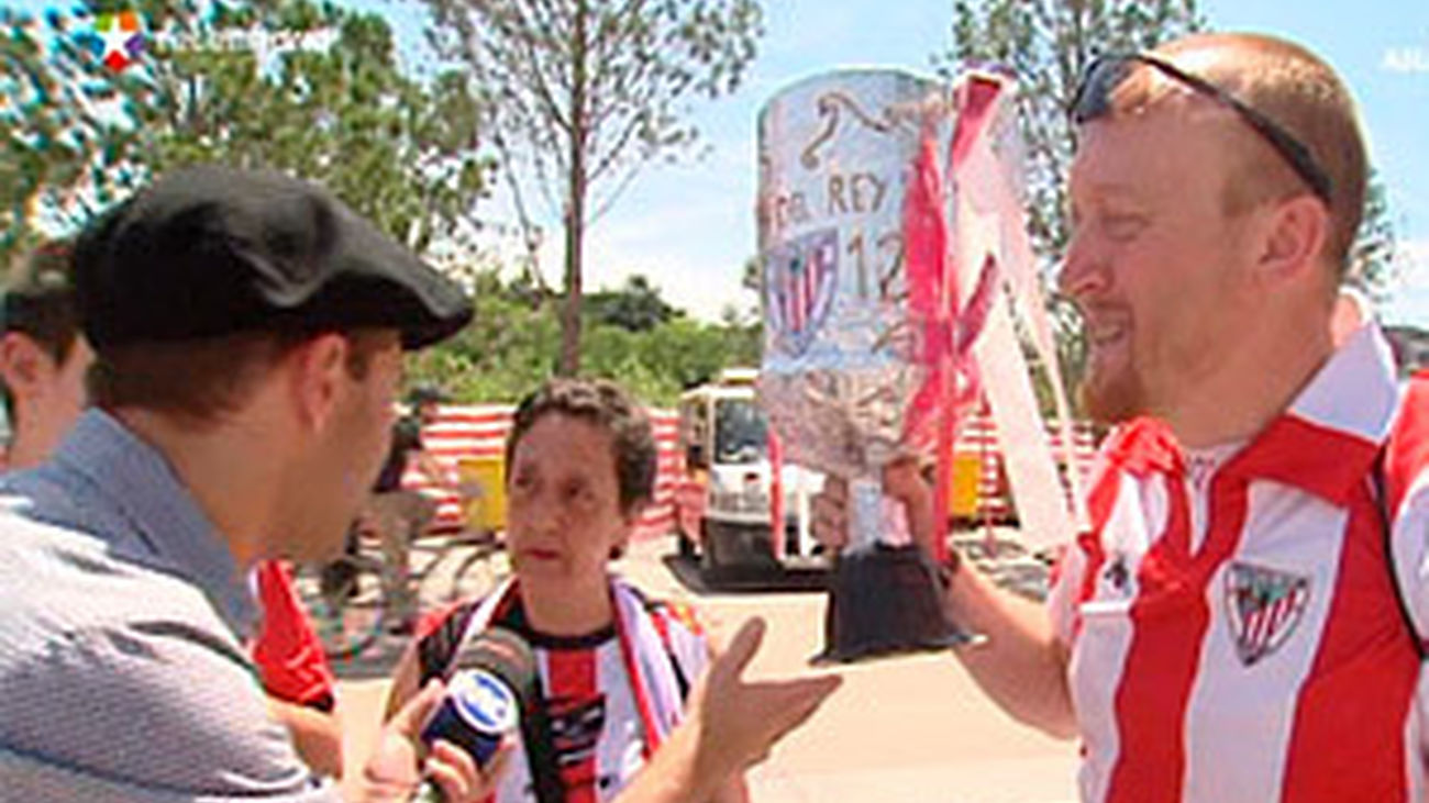 Culés y bilbaínos toman Madrid