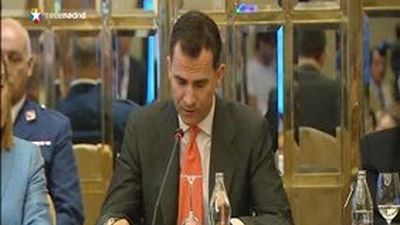 El Príncipe elogia la lucha de la Administración contra "lacras"  como el fraude fiscal