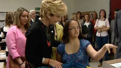 Aguirre destaca el apoyo a las iniciativas a favor de la integración de personas con discapacidad