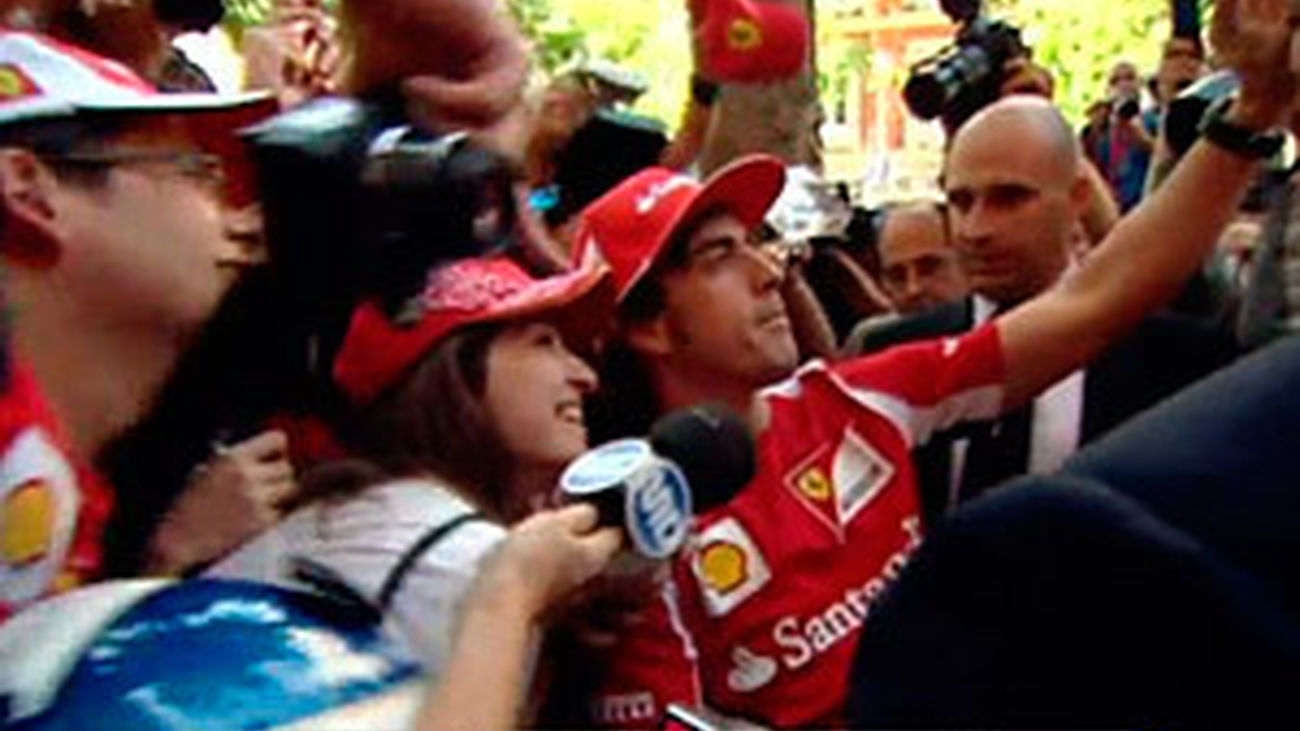 'Alonsomanía' en Serrano