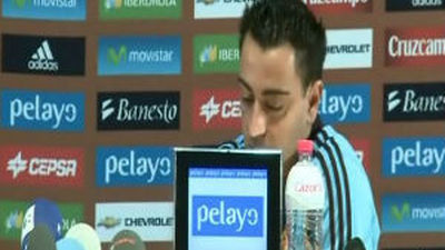 Xavi: "Nos gustaría pasar a la historia como los primeros en lograr triplete"