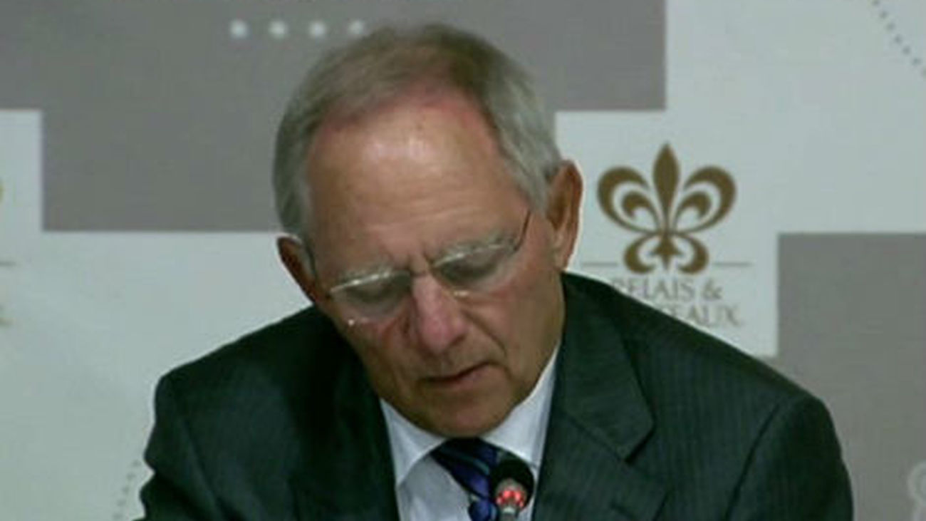El ministro de Finanzas  alemán, Wolfgang Schuble