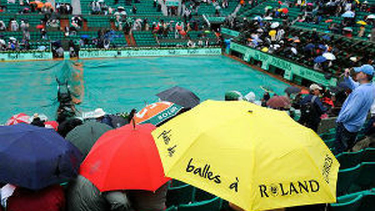Suspendida final de Roland Garrós por la lluvia
