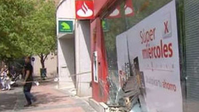 El disparo de un vigilante evita un robo por alunizaje en un banco de Alcalá
