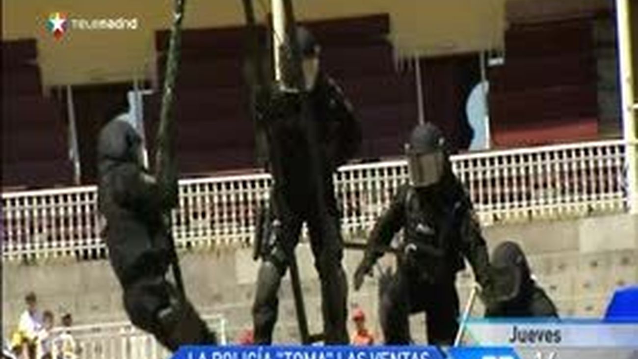 Las Ventas, "tomada" por los Tedax