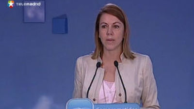 Cospedal asegura que el euro "no es un camino que tenga un retorno"