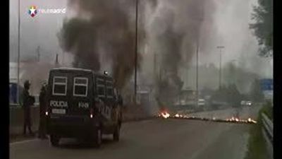 Paro total en las cuencas mineras ante una vigilancia policial reforzada