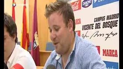 Vicente del Bosque Jr: " Mi padre es una persona muy tranquila pero se le nota nervioso"