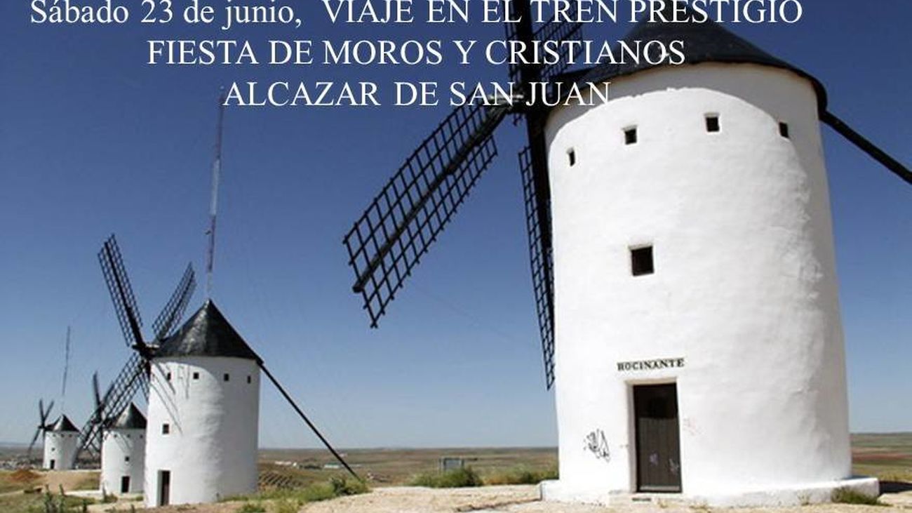 Hasta Alcázar de San Juan a bordo de un tren de los años 20