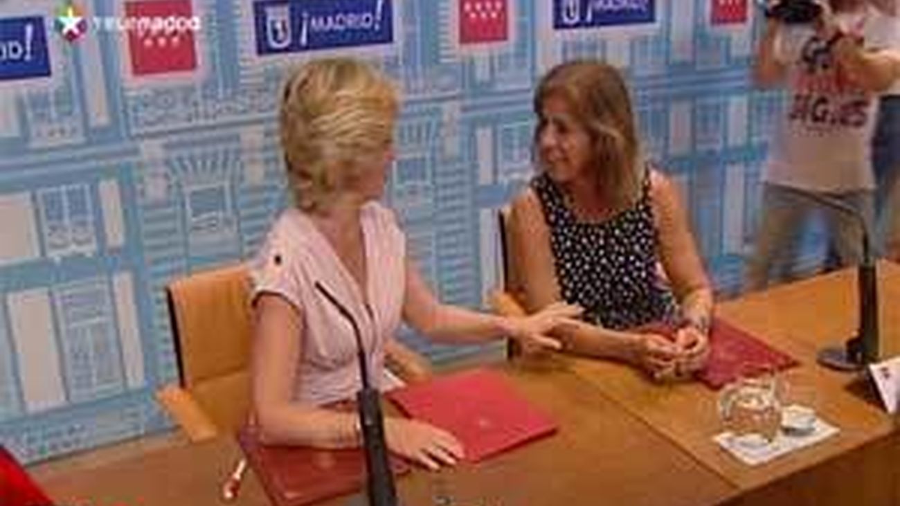 El acuerdo de Aguirre-Botella sobre duplicidades permitirá un ahorro de 42,5 millones de euros