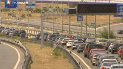 Comienzan las primeras retenciones en las carreteras madrileñas