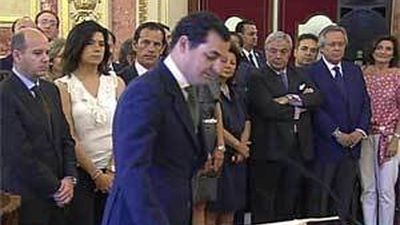 El presidente y los nuevos consejeros de RTVE juran  sus cargos en el Congreso de los Diputados