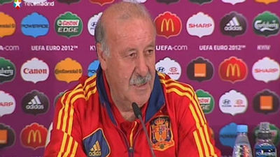 Del Bosque: "España e Italia merecen estar en la final"
