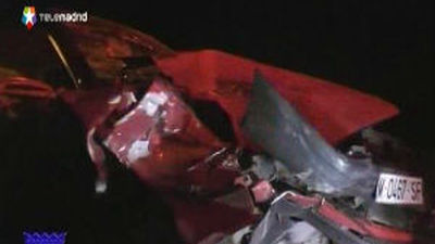 Un hombre de 35 años herido grave en la M-40 en un choque entre tres automóviles