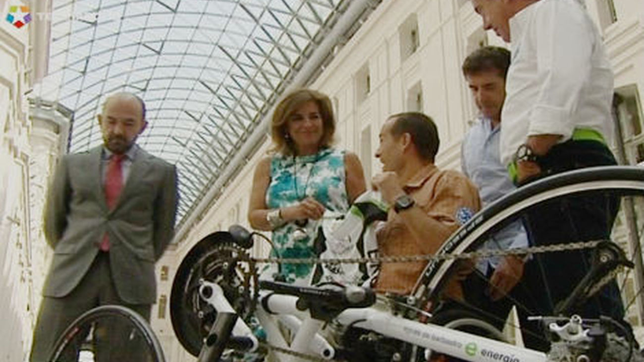 Ciclista discapacitado