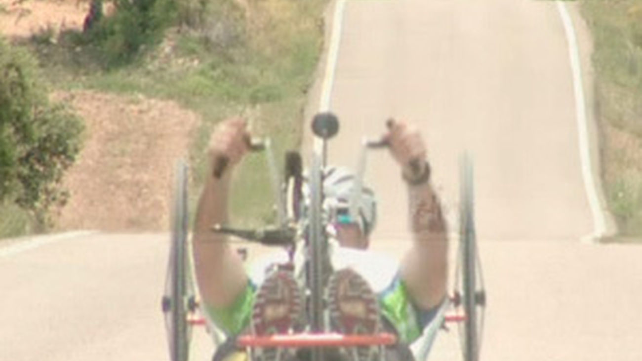 De Madrid a Londres en 'handbike'