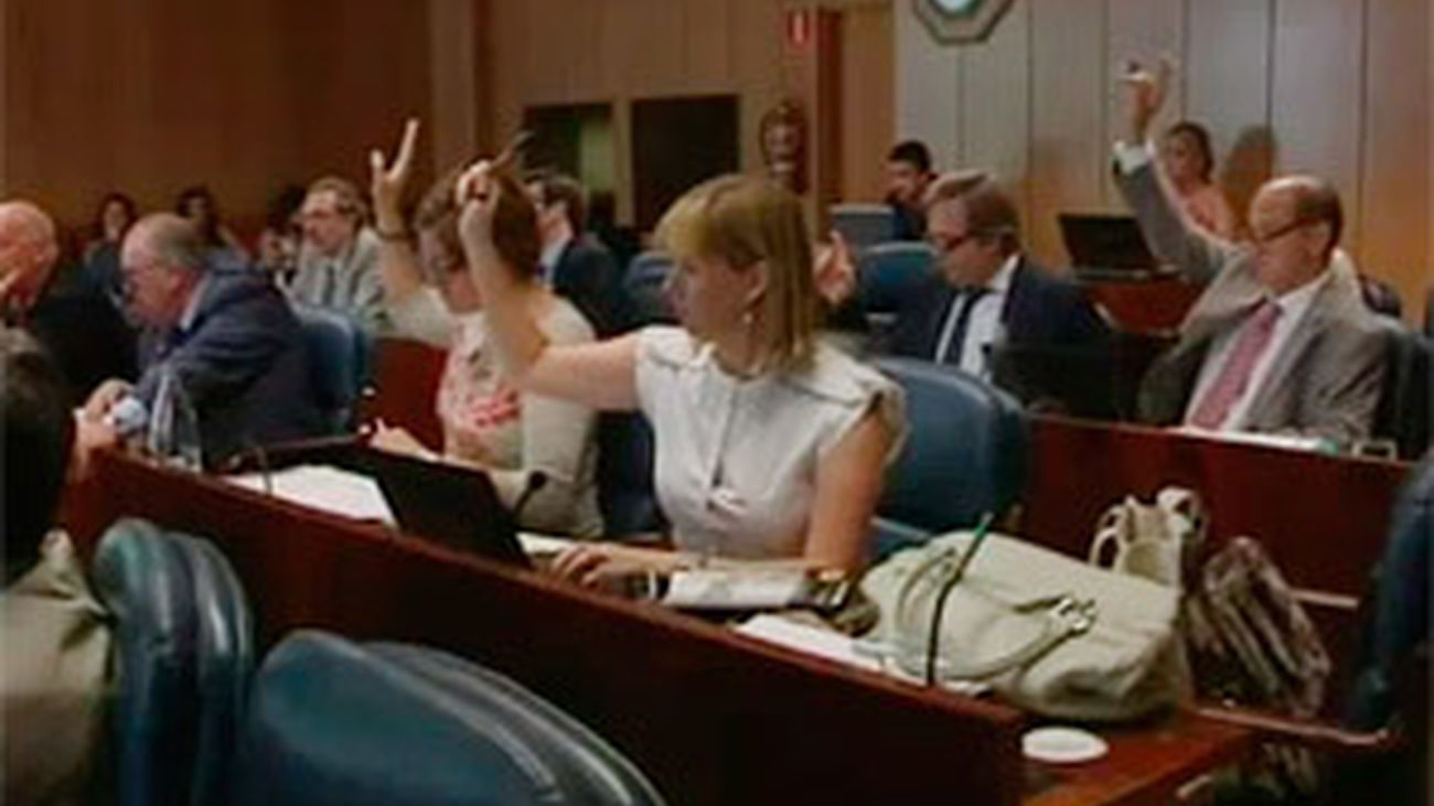 Comisión de presupuestos en la Asamblea