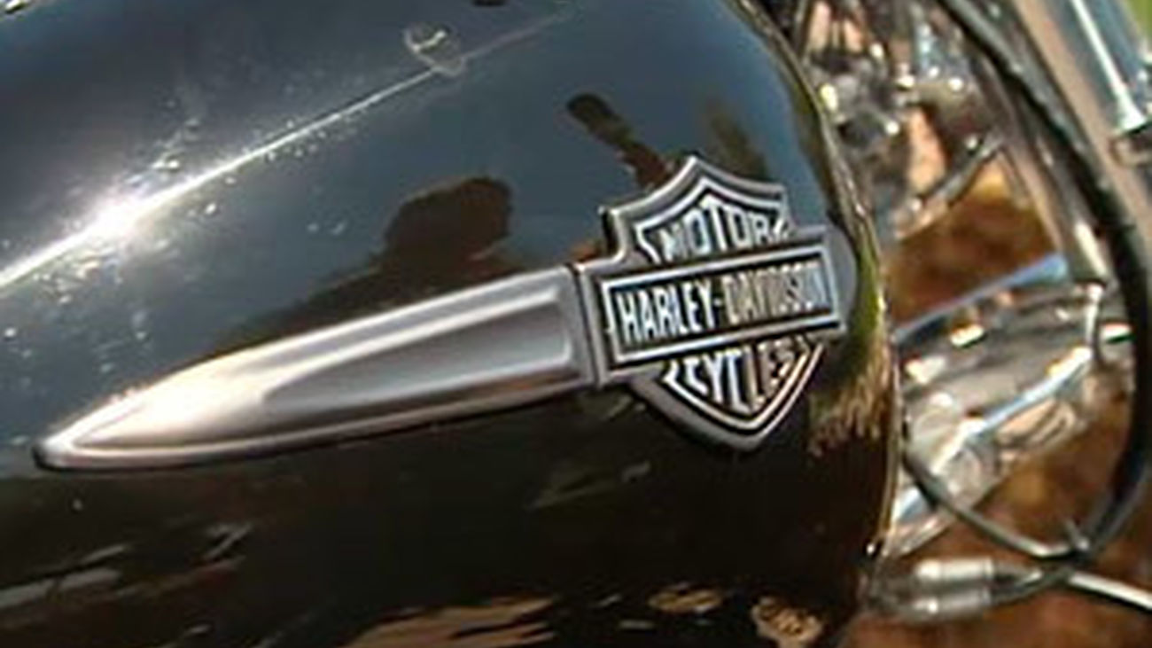 Concentración de Harleys en Móstoles