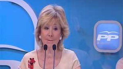 Aguirre: las medidas de Rajoy van en la misma dirección que las adoptadas en Madrid
