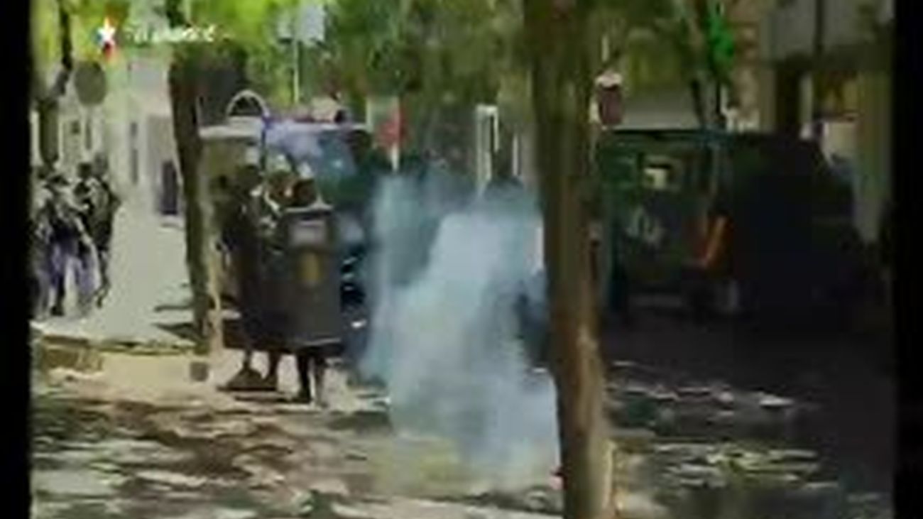 La Marcha Minera acaba con cinco detenidos y 76 heridos leves