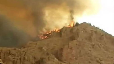 El Gobierno canario baja el nivel de gravedad del incendio de Tenerife